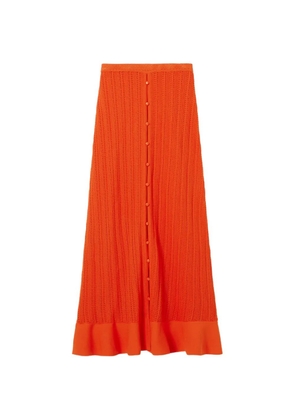 Claudie Pierlot button knitted skirt - Orange