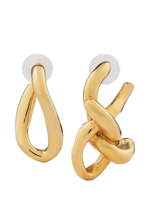 Givenchy chain link asymmetrical earrings - Gold