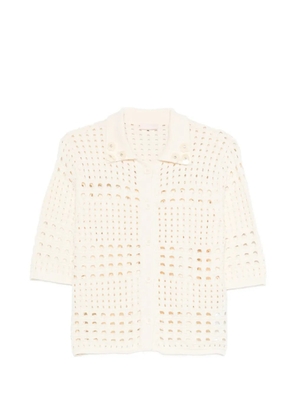 BOSS floral appliqué cardigan - Neutrals