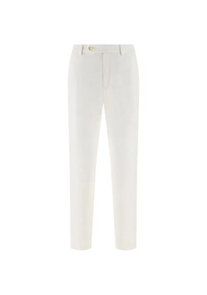 Boggi Milano linen trousers - White