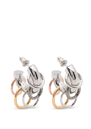 Panconesi pierced hoops earrings - Silver