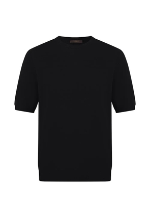 slowear short-sleeve sweater - Black