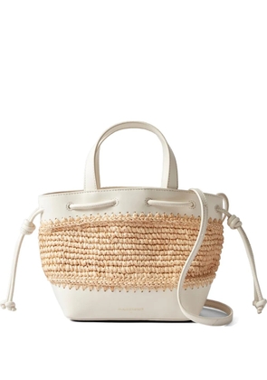 Claudie Pierlot woven handle tote bag - Neutrals