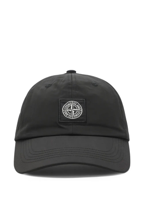 Stone Island logo-patch baseball cap - Black