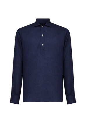 Tagliatore long-sleeve polo shirt - Blue