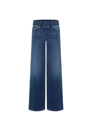 Cambio elasticated-waist wide-leg jeans - Blue