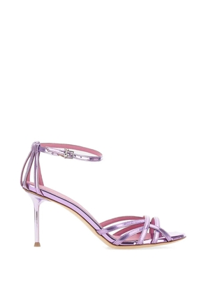 Sergio Levantesi Gemma crossed straps buckle sandals - Pink