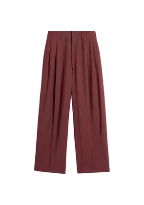 LEMAIRE pleated tailored trousers - Brown
