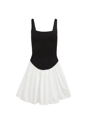 Toccin Felicie drop waist corset mini dress - White