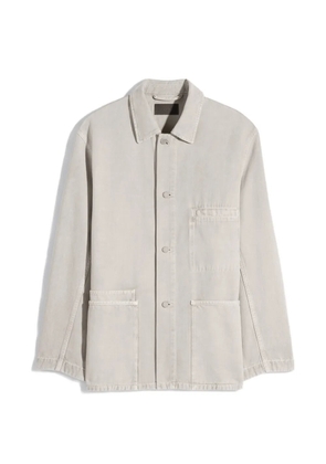 LEMAIRE patch-pocket overshirt - Neutrals