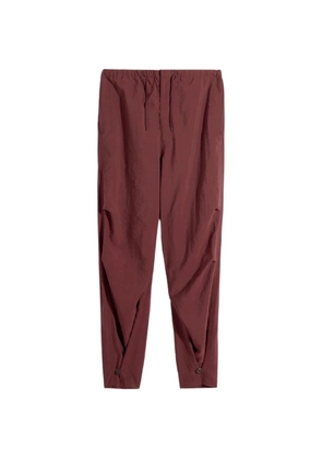 LEMAIRE stitched pleats parachute trousers - Red