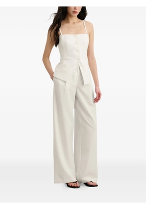 Toccin Roxy square neck button vest - Neutrals