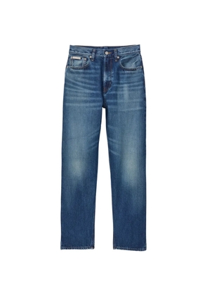 Calvin Klein five-pockets button-fastening jeans - Blue