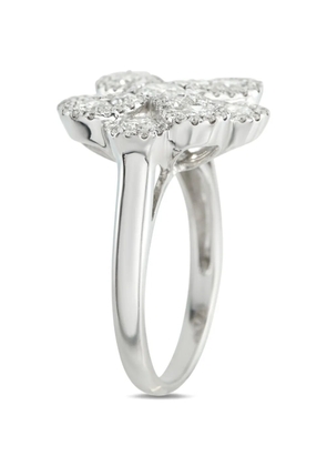 LB Exclusive floral diamond ring - Silver