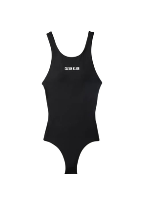 Calvin Klein logo swimsuit - Black
