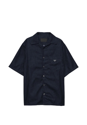 Prada denim bowling shirt - Blue
