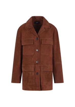 Arma Sendy leather jacket - Brown