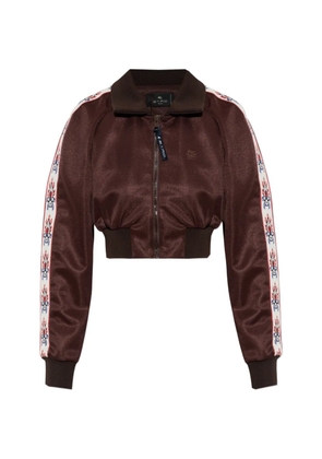 ETRO zipped long-sleeve jacket - Brown