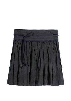 LEMAIRE crinkled wrap mini skirt - Black
