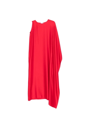 SILKYLICIOUS Muse asymmetrical maxi dress - Red