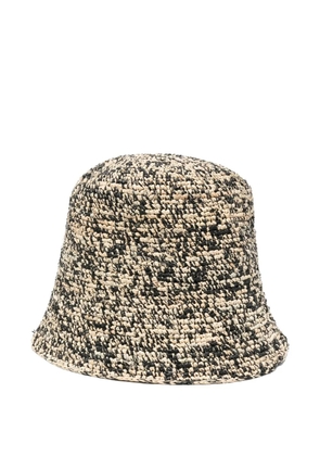 IBELIV Tiga raffia bucket hat - Neutrals