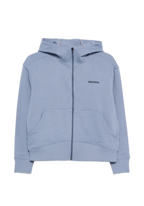 Rossignol zip-up long-sleeve hoodie - Blue