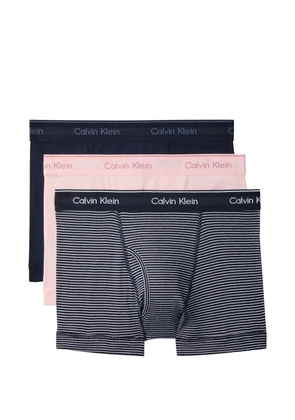 Calvin Klein striped waistband briefs - Blue
