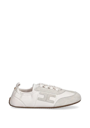 Elisabetta Franchi logo sneakers - Neutrals