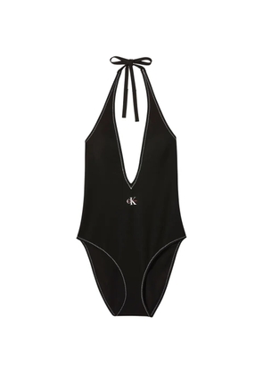 Calvin Klein V-neck swimsuit - Black