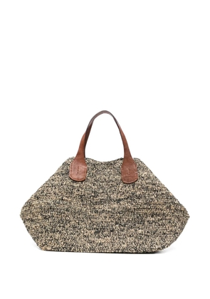 IBELIV Rio raffia handle tote bag - Neutrals