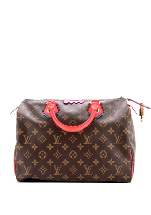 Louis Vuitton Pre-Owned Speedy Handbag Limited Edition Totem Monogram Canvas with Leather 30 satchel - Brown