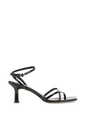Aeyde criss-cross strap sandals - Black