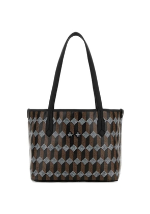 Au Départ N.28 printed shopping tote bag - Black