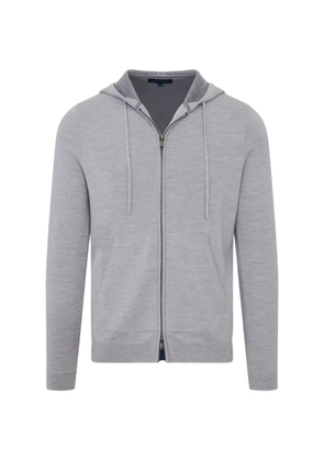 PATRICK ASSARAF full-zip hoodie - Grey