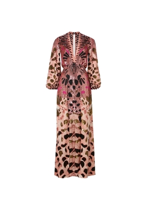 Temperley London Emperor sequin print gown - Pink