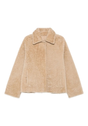 Arma shearling collared jacket - Neutrals