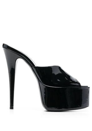 Paris Texas Marina 145mm platform sandals - Black