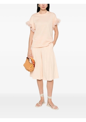 TWINSET pleated shorts - Neutrals