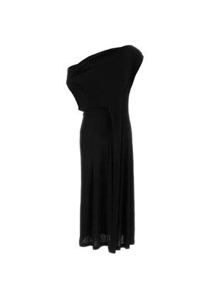 Co one-shoulder midi dress - Black