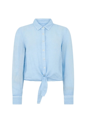 120% Lino button shirt - Blue