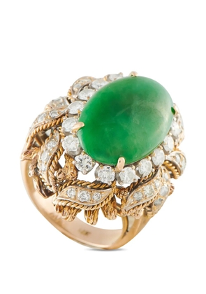LB Exclusive jade and diamond ring - Pink