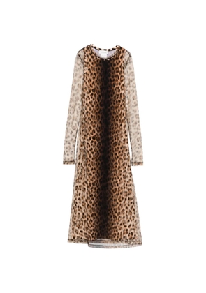 Sportmax animal print dress - Neutrals