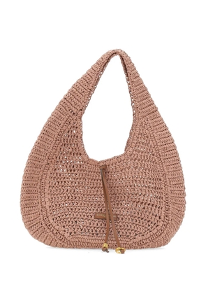 GIANNI CHIARINI Nefeli woven-design shoulder bag - Pink