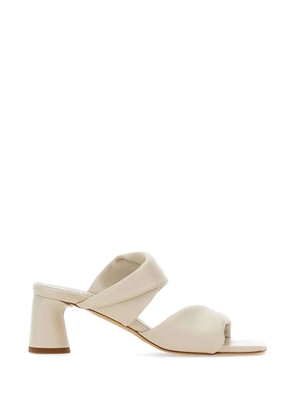 Halmanera Dally folded strap sandals - White