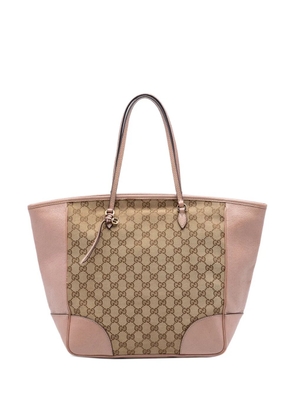 Gucci Pre-Owned 2016-2025 GG Canvas and Leather Bree tote bag - Pink