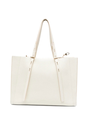 MINOBOSSI Paula leather tote bag - White