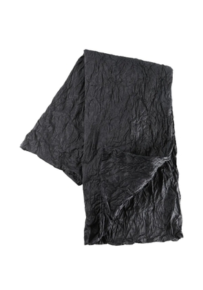 Daniela Gregis crinkled scarf - Black