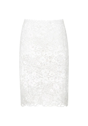 Vivetta floral-lace midi skirt - Neutrals