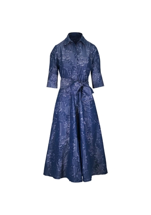 Sara Roka floral-pattern dress - Blue