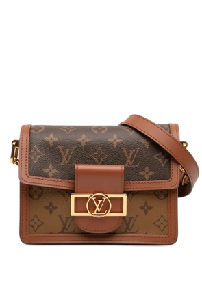 Louis Vuitton Pre-Owned 2019 Monogram Reverse Mini Dauphine satchel - Brown